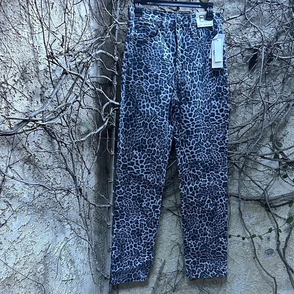 Robert Rodriguez Rise Slim Straight Leopard Pants